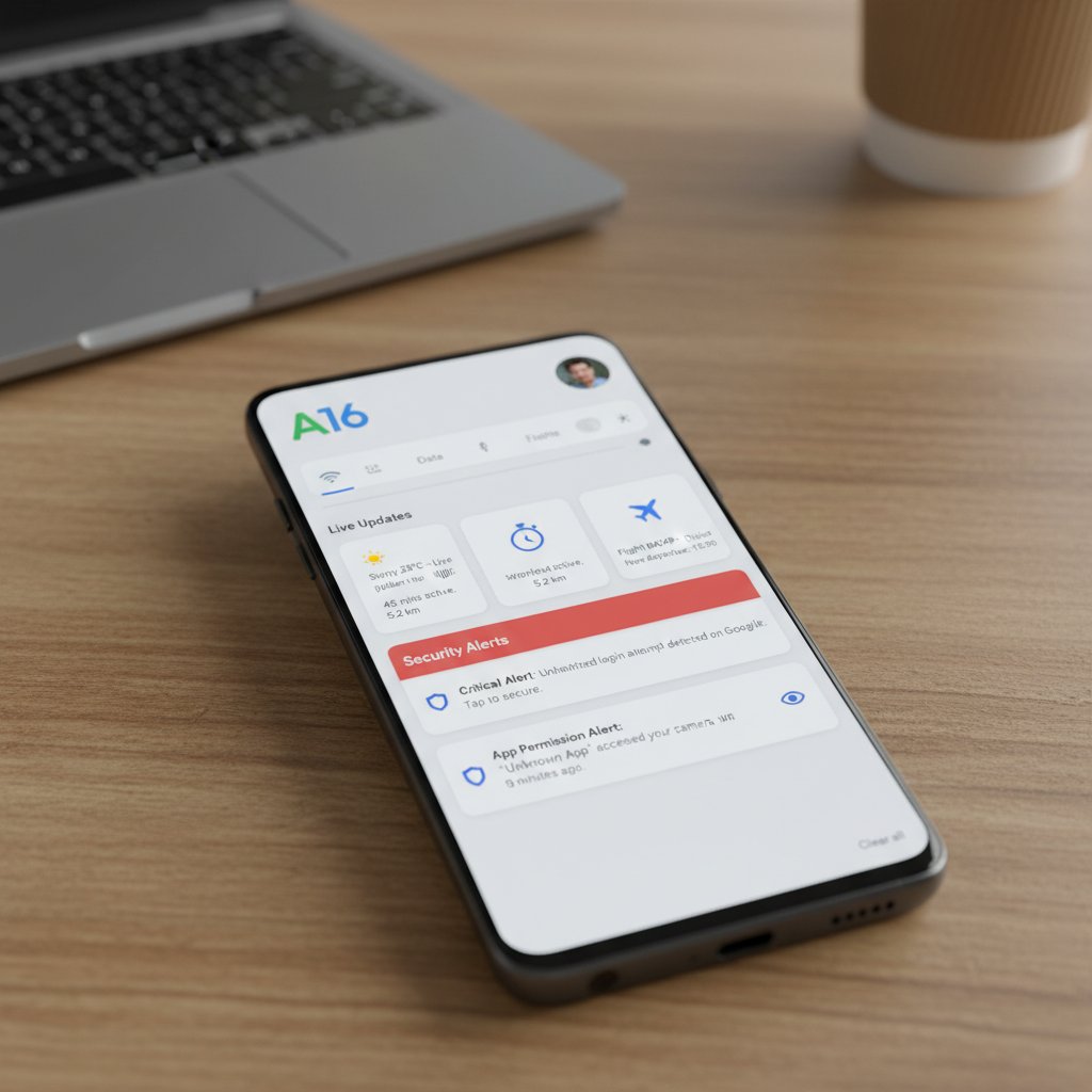 Live Update Notifications Arrive with Android 16