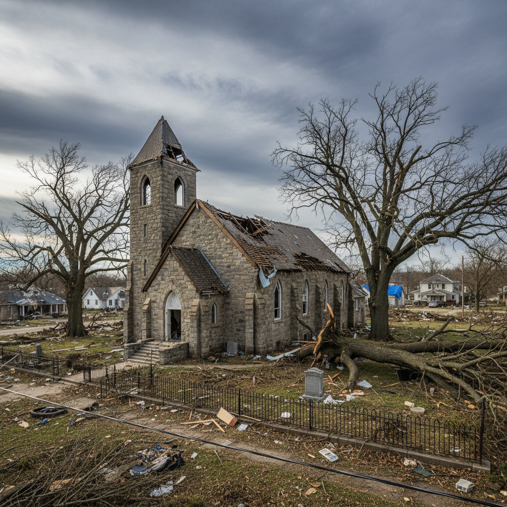 Sussex Church Faces Major Repairs After Tornado Damage in Wisconsin